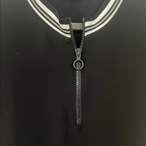 Zara Navy Sporty Mock Neck Mini Dress - Picture 3 of 5